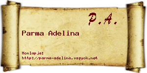 Parma Adelina névjegykártya